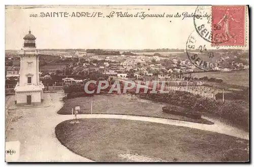 Ansichtskarte AK Sainte Adresse Le vallon d&#39Ignauval vu du plateau