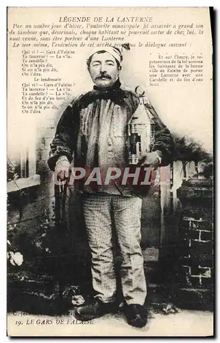 Cartes postales Le Gars de Falaise Lanterne Folklore