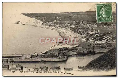 Cartes postales Le Treport Vue prise de la Falaise