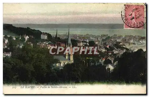 Cartes postales Le Havre Vallee de Sainte Adresse