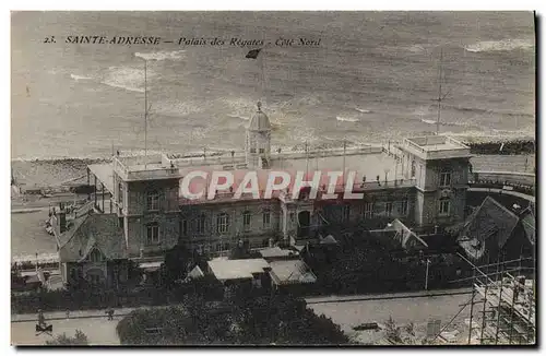 Cartes postales Sainte Adresse Palais des Regates Cote Nord