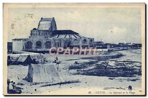 Cartes postales Cette Le Kursaal et la Plage