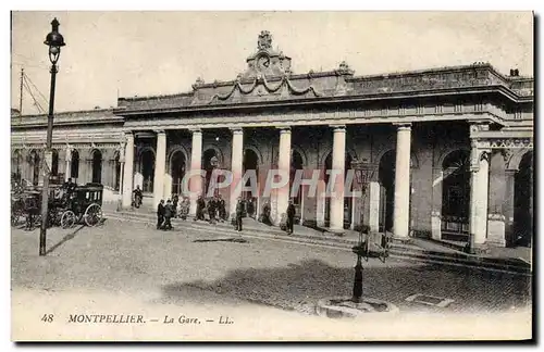 Cartes postales Montpellier La Gare