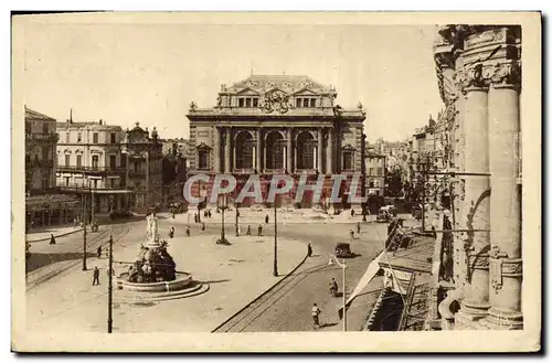 Cartes postales Montpellier La Place de la Comedie