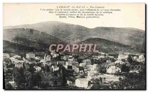 Cartes postales Lamalou les Bains Vue Generale