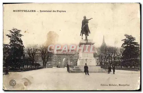 Cartes postales Montpellier Interieur du Peyrou