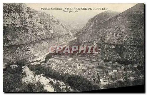 Cartes postales Villefranche de Conflent Vue genearle