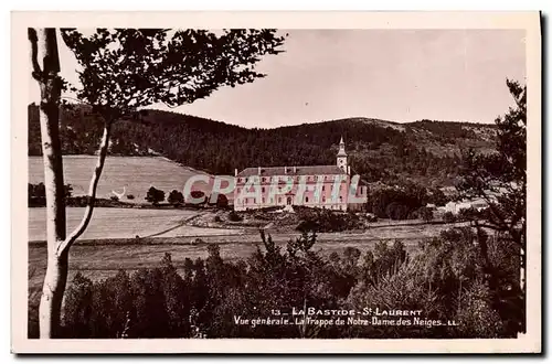 Cartes postales La Bastide St Laurent Vue generale La Trappe de Notre Dame des Neiges