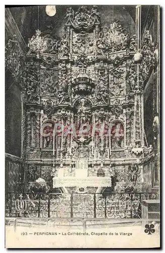 Cartes postales Perpignan La Cathedrale Chapelle de la Vierge