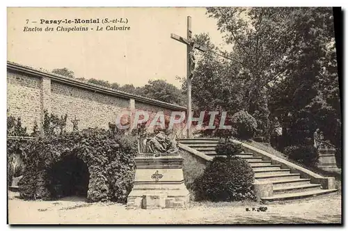 Cartes postales Paray le Monial Enclos des Chapelains La Calvaire