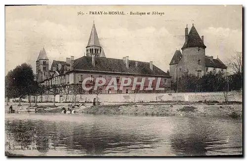 Cartes postales Paray le Monial Basilique et Abbaye