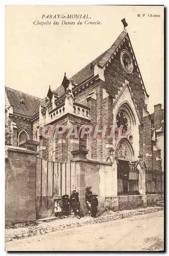 Cartes postales Paray le Monial Chapelle des Dames du Cenacle Enfants
