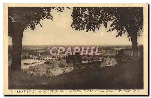 Cartes postales Saint Sever Sur Adour Vallee de L'Adour vue prise de Morlanne