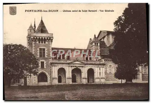 Cartes postales Fontaine les Dijon Chateau Natal de St Bernard Vue generale