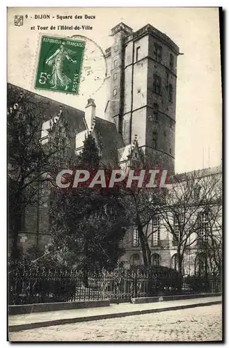 Cartes postales Dijon Square des Ducs et Tour de L&#39Hotel de Ville