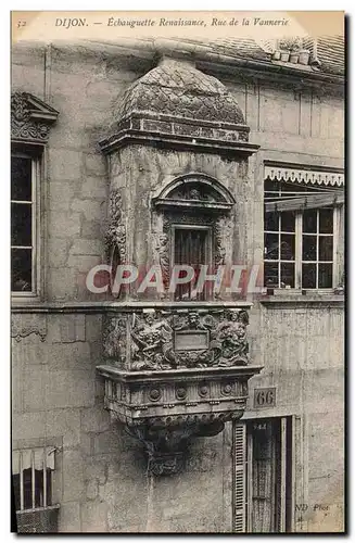 Cartes postales Dijon Echauguette Renaissance Rue de la Vannerie