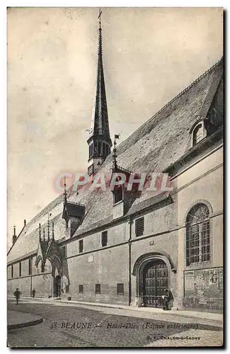 Cartes postales Beaune Hotel Dieu Facade exterieure