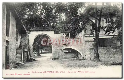 Ansichtskarte AK Environs de Montbard Ferme de L&#39Abbaye de Fontenay