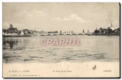 Cartes postales St Jean de Losne Le Pont sur la Saone