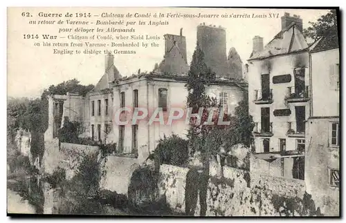 Ansichtskarte AK Chateau de Conde a la Ferte sous Jouarre Militaria