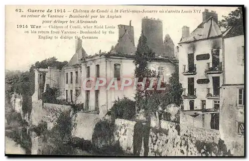 Cartes postales Chateau de Conde a la Ferte sous Jouarre Militaria