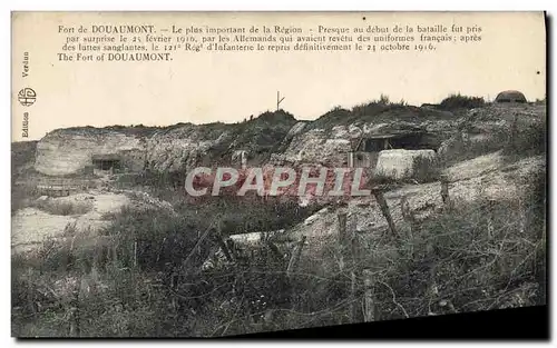 Cartes postales Fort de Douaumont Le Plus Important de la Region Militaria