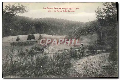 Cartes postales La Guerre Dans les Vosges La ferme de la Chipotte