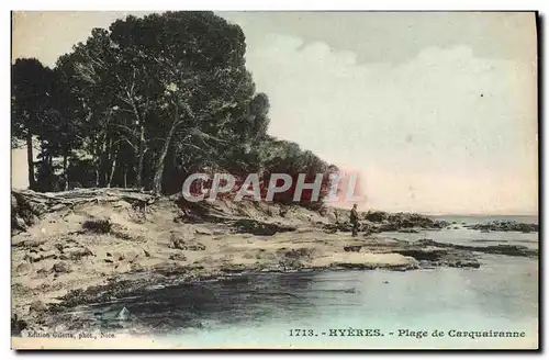 Cartes postales Hyeres Plage de Carquairanne