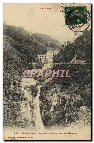 Cartes postales La Tarn La cascade et vallee du Linouvre pres Mazamet