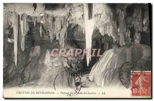 Cartes postales Grottes De Betharram Plafond de la Salle des Lustres