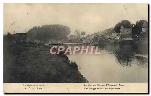 Cartes postales Le Pont de St Leu d'Esserent Militaria