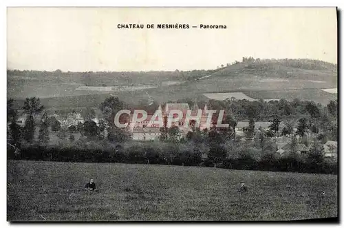 Ansichtskarte AK Chateau De Mesnieres Panorama