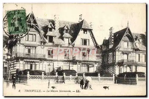 Cartes postales Trouville La Maison Normande