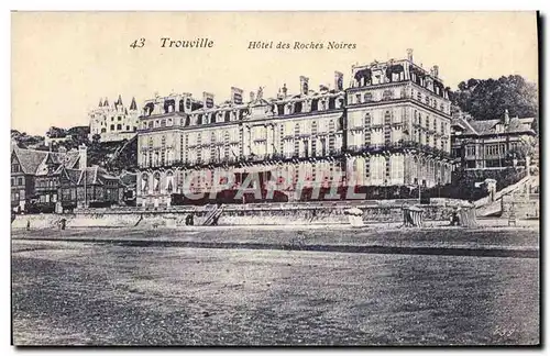 Cartes postales Trouville Hotel des Roches Noires