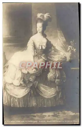 Cartes postales Musee De Versailles Roslin Marie Antoinette Reine de France