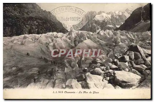 Cartes postales Chamonix La Mer de Glace