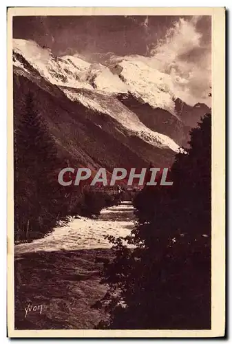 Cartes postales Chamonix Mont Blanc L&#39Arve et Son magnifique fond de glaciers