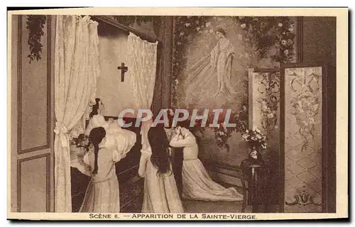 Ansichtskarte AK Scene Apparition De La Sainte Vierge Lisieux Diorama de Sainte Therese de l&#39Enfant Jesus