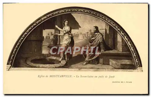 Cartes postales Montfarville Eglise de La Samaritaine au Puits de Jacob