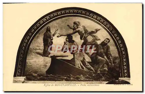 Cartes postales Montfarville Eglise de Peche Miraculeuse