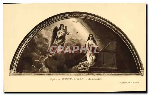 Cartes postales Montfarville Eglise de Annonciation