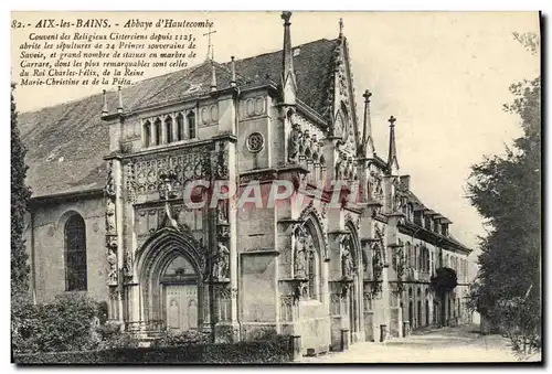 Cartes postales Aix les Bains Abbaye d'Hautecombe Couvent des religieux Cisterciens