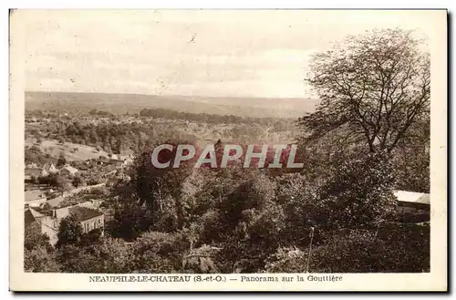 Cartes postales Neauphle Le Chateau Panorama Sur la Gouttiere