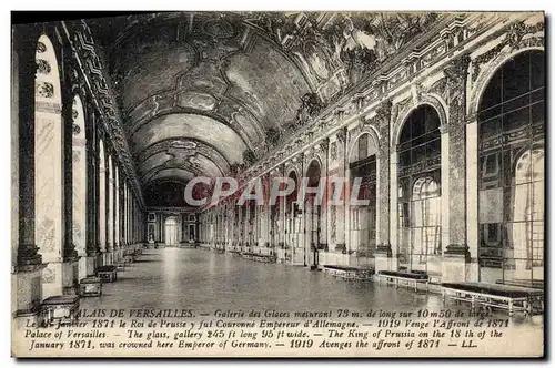 Cartes postales Palais De Versailles Galerie des Glaces