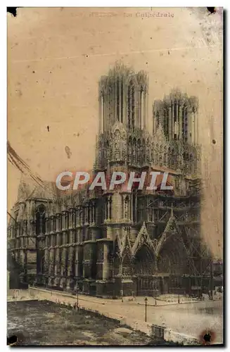Cartes postales Reims La cathedrale