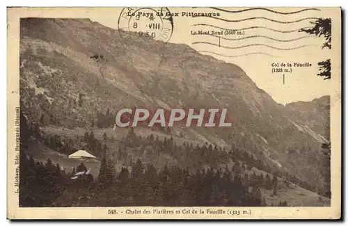 Cartes postales Chalet des Platieres et Col de la Faucille