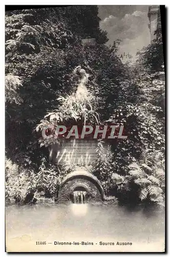 Cartes postales Divonne Les Bains Source Ausone