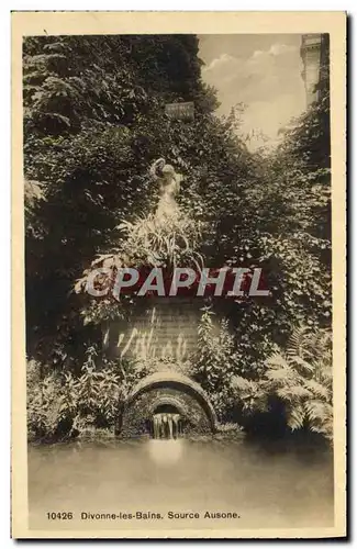 Cartes postales Divonne Les Bains Source Ausone