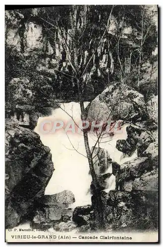 Cartes postales Virieu le Grand Cascade Clairfontaine