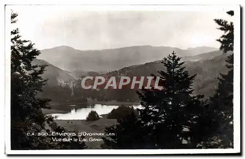 Ansichtskarte AK Environs d&#39Oyonnax Vue sur le Lac Genin